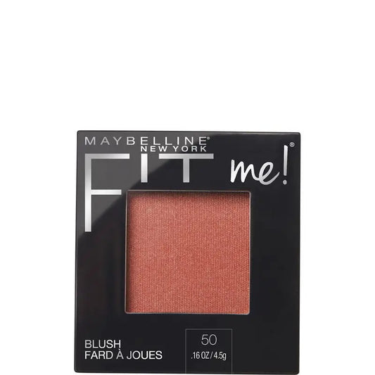 Maybelline New York Matte Powder Blush Fit Me Blush Shade 50 Wine Para todos os tipos de pele. - 5Gr