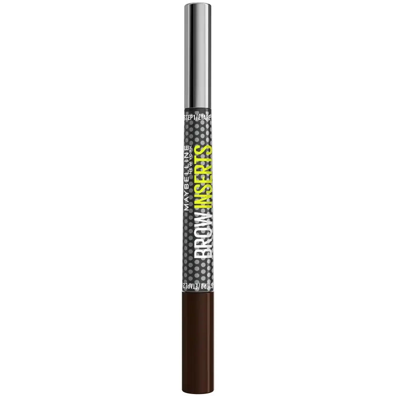 Maybelline New York Brow Insert Lápis para Sobrancelhas, Preto Castanho, 1,25 ml