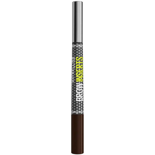 Maybelline New York Brow Insert Lápis para Sobrancelhas, Preto Castanho, 1,25 ml