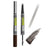 Maybelline New York Brow Insert Lápis para Sobrancelhas, Preto Castanho, 1,25 ml