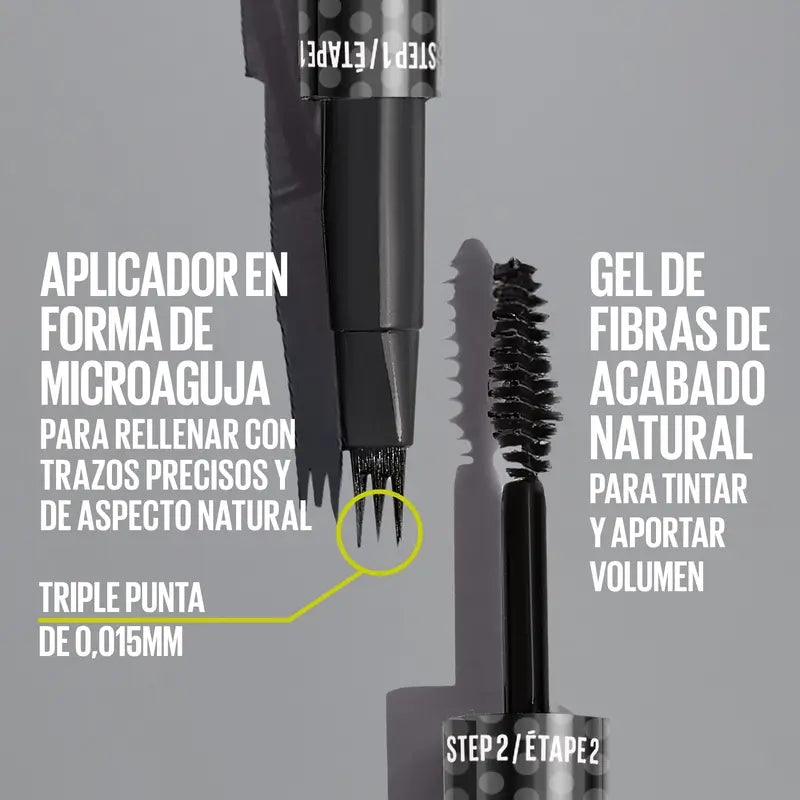Lápis para Sobrancelhas Maybelline New York Brow Insert Brow Pencil Deep Brown, 1,25 ml