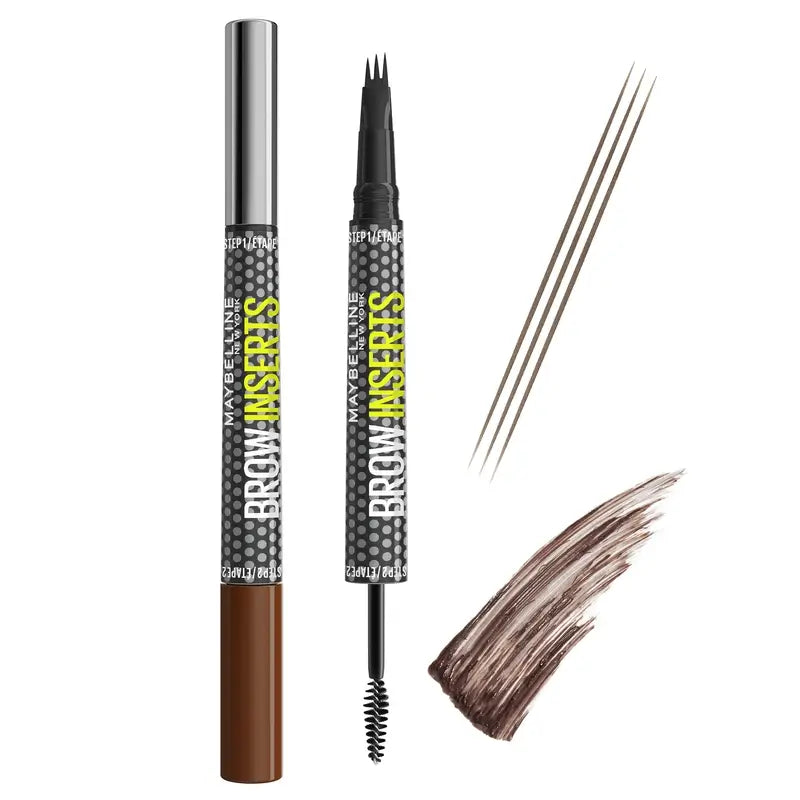 Maybelline New York Brow Insert Brow Pencil, Castanho Médio, 1,25 ml
