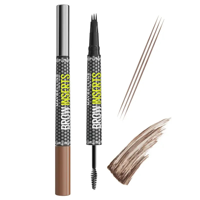 Maybelline New York Brow Insert Lápis para Sobrancelhas, Castanho Suave, 1,25 ml