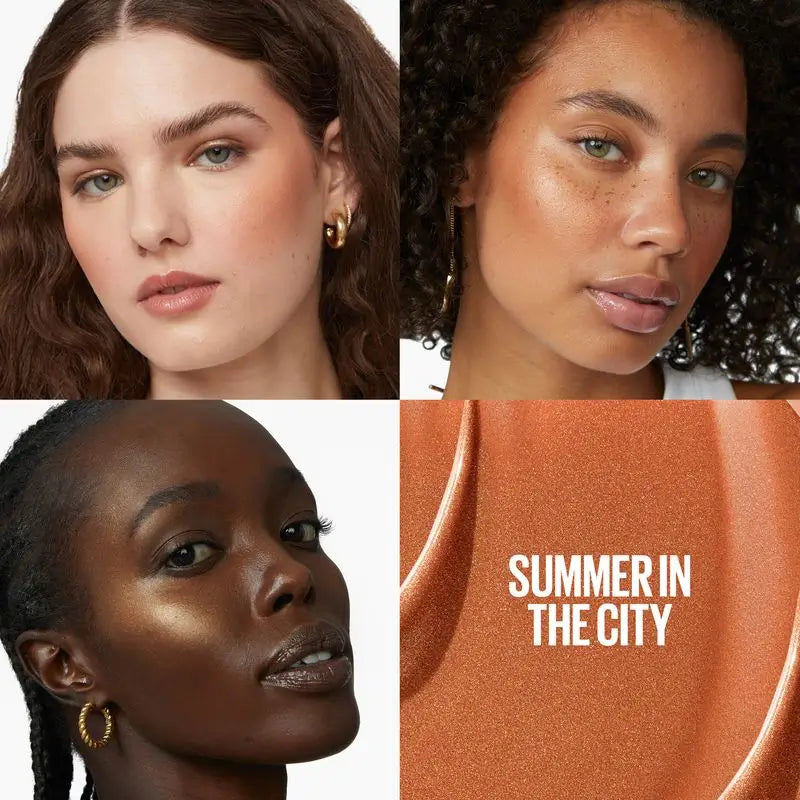 Maybelline New York Sunkisser Bronzing Blusher Bom Efeito no Rosto Sombra 12 verão na Cidade