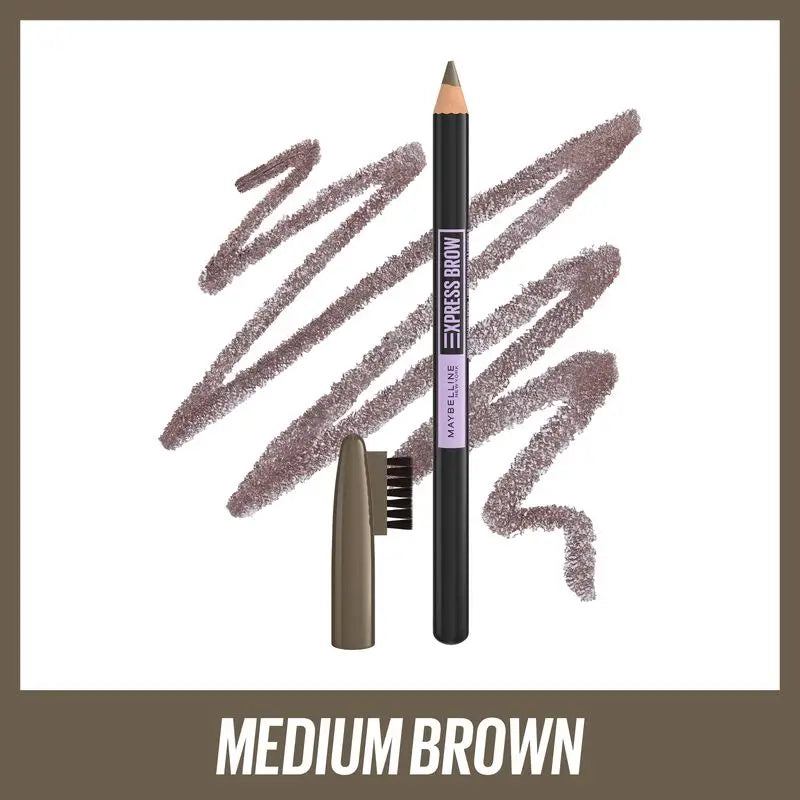 Maybelline New York Express Brow Pencil Shade Medium Brown