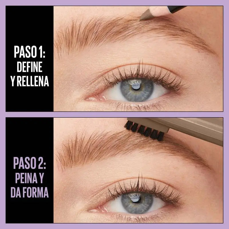 Lápis para Sobrancelhas Maybelline New York Express Brow Sombra 06 Preto Castanho