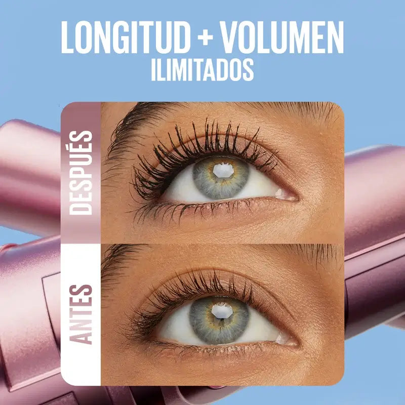 Maybelline New York Lash Sensational, Sky High Waterproof Mascara, Azul Marinho, 1 unid.