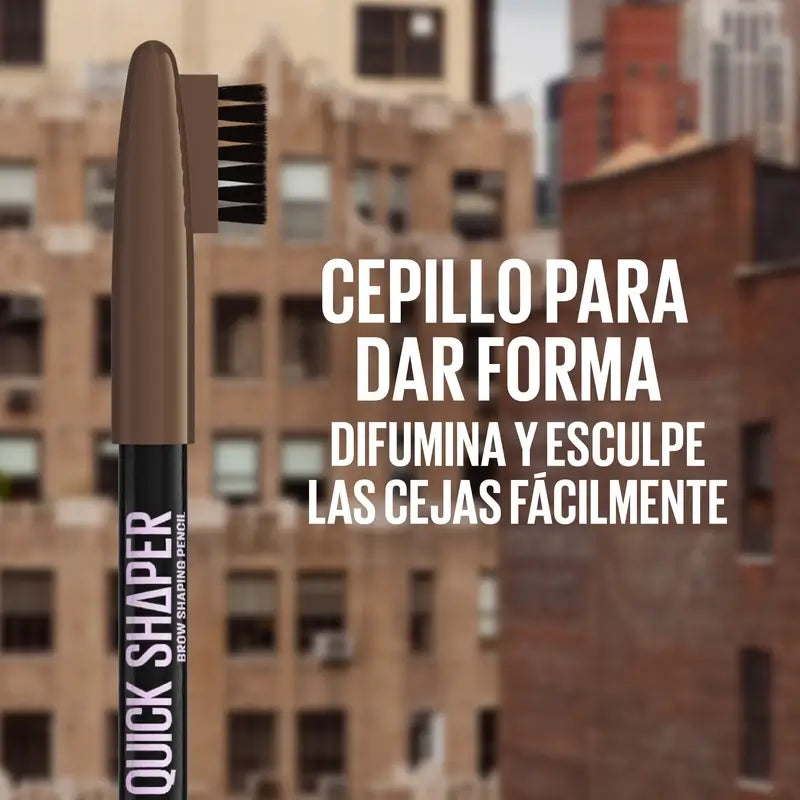 Maybelline New York Quick Shaper Preto Castanho 06, 1 unid.