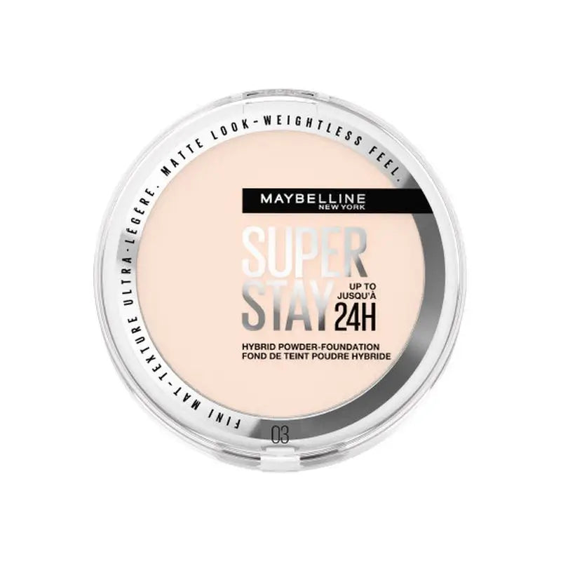 Maybelline New York Superstay Hybrid 24H Powder Foundation Sombra de Pó 03