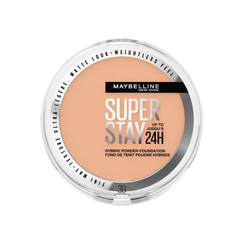 Maybelline New York Superstay Hybrid 24H Powder Foundation Shade 030