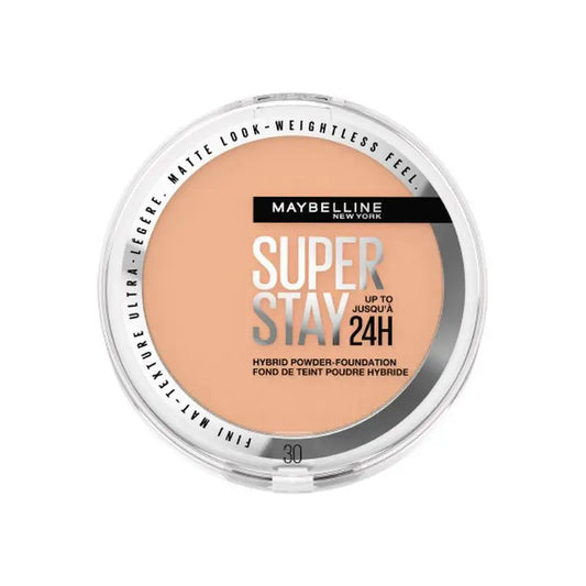 Maybelline New York Superstay Hybrid 24H Powder Foundation Shade 030