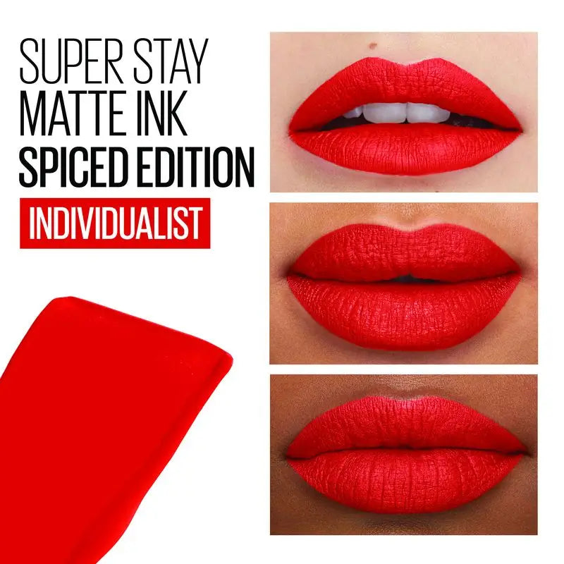 Maybelline New York Superstay Matte Ink, Batom Líquido Sombra 320 Individualist