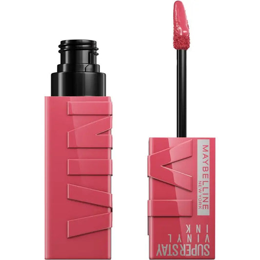 Maybelline New York Superstay Vinyl Ink Batom de efeito vinil de longa duração até 16H, Sombra 160 SULTRY