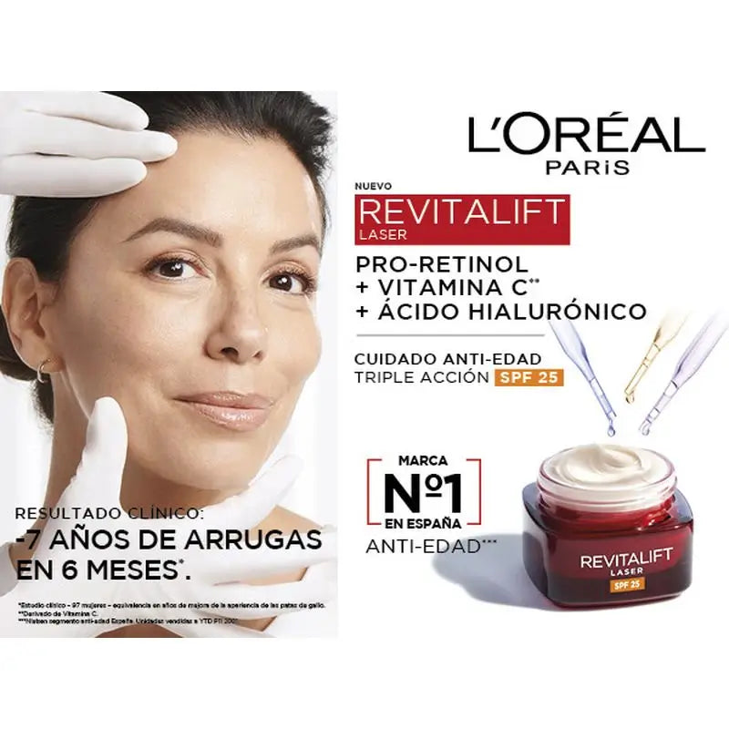 L'Oréal Paris Revitalift Creme de Dia Laser Spf25 50 ml