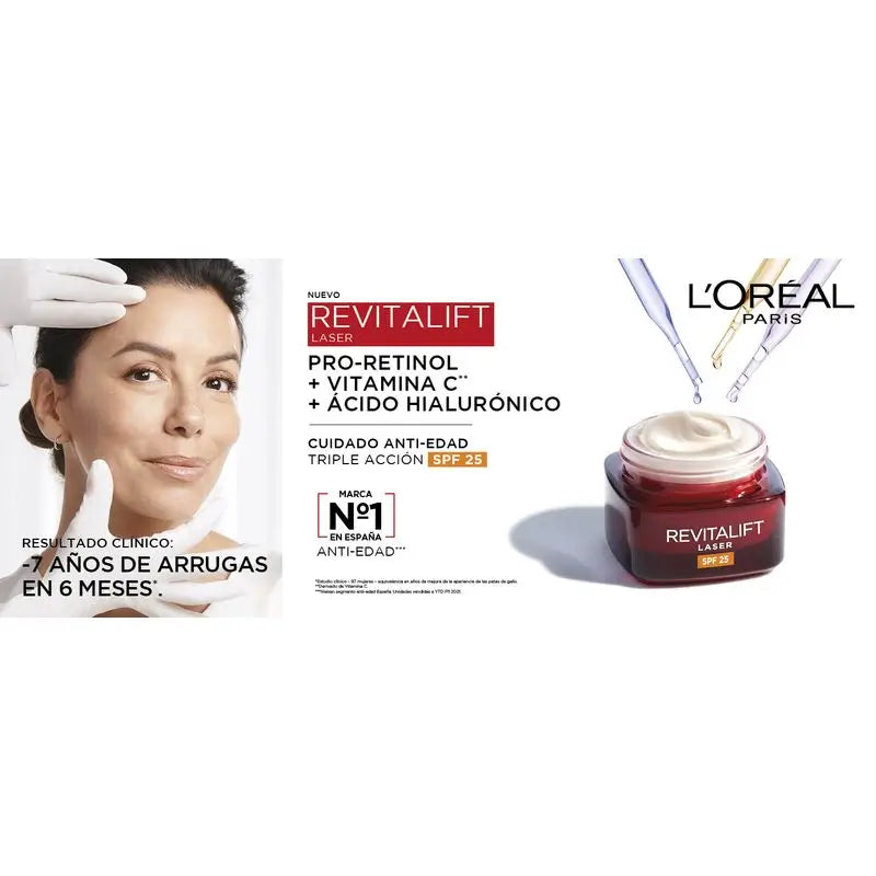 L'Oréal Paris Revitalift Creme de Dia Laser Spf25 50 ml