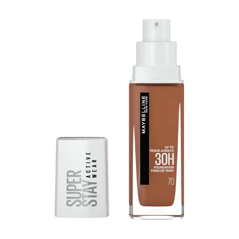 Maybelline New York Superstay Active Wear Foundation That Gives It All 30H. Sombra 70 Cocoa