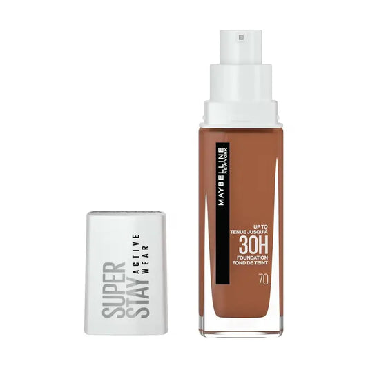 Maybelline New York Superstay Active Wear Foundation That Gives It All 30H. Sombra 70 Cocoa