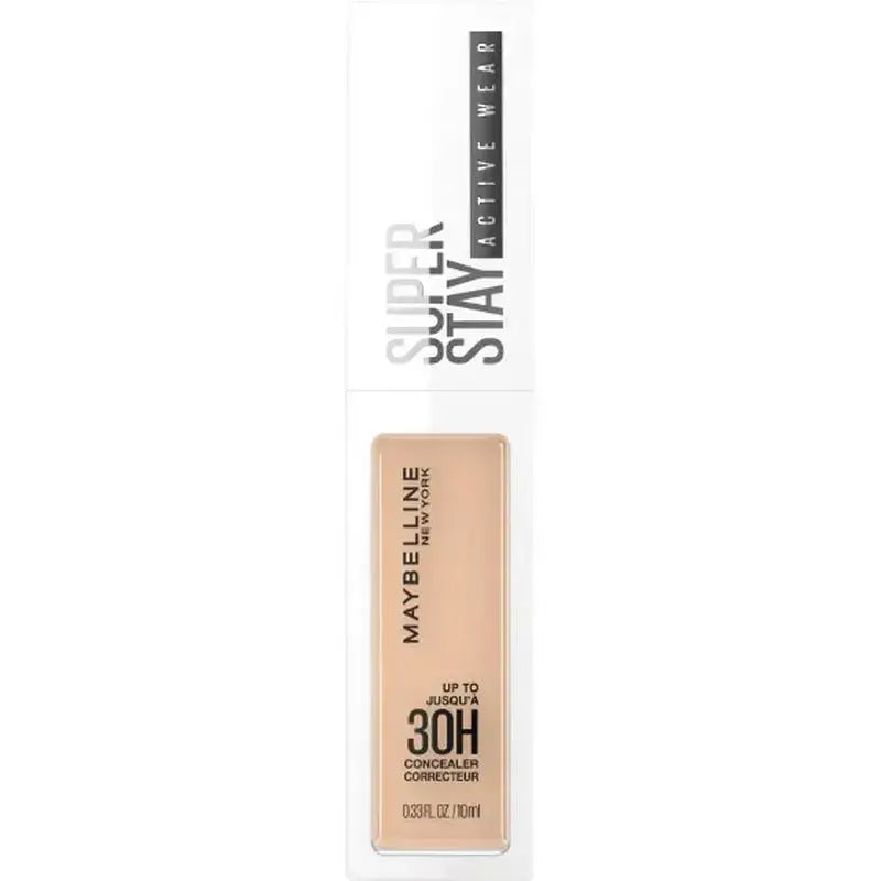 Maybelline New York Superstay Active Wear Concealer, Sombra 20 Areia