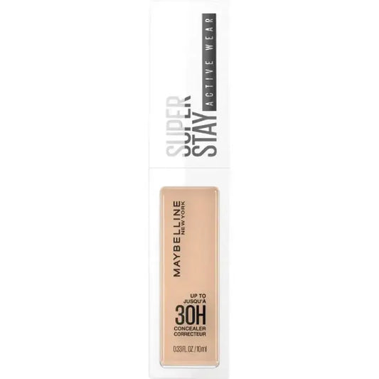 Maybelline New York Superstay Active Wear Concealer, Sombra 20 Areia