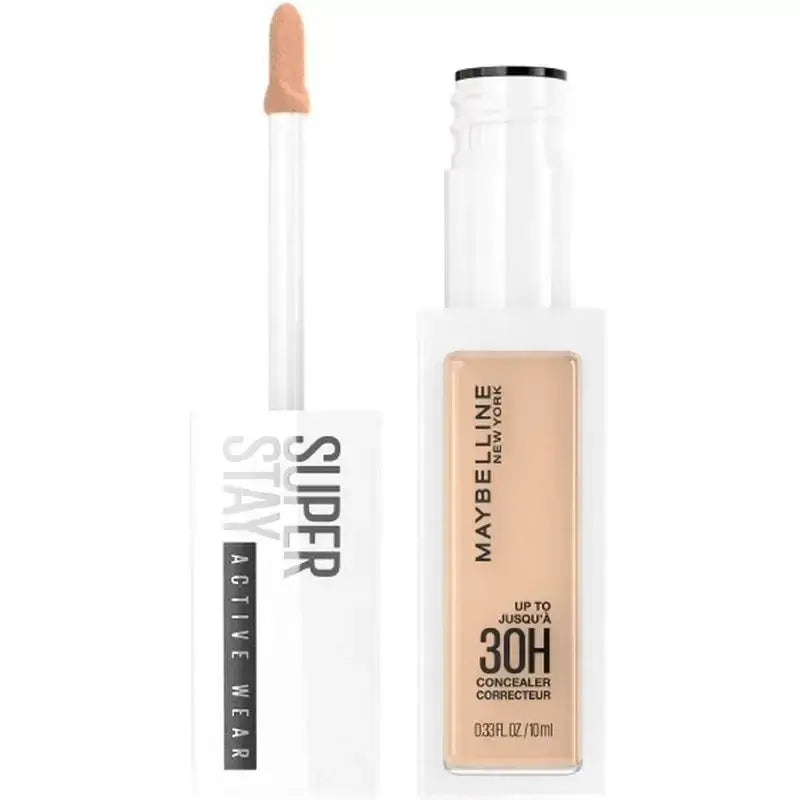 Maybelline New York Superstay Active Wear Concealer, Sombra 20 Areia
