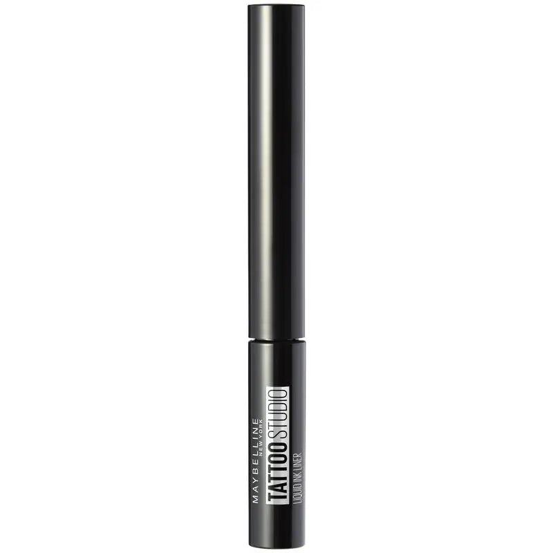 Maybelline New York Tattoo Liner Semi-Permanent Eyeliner With Brush Shade 710 Inked Black, Preto