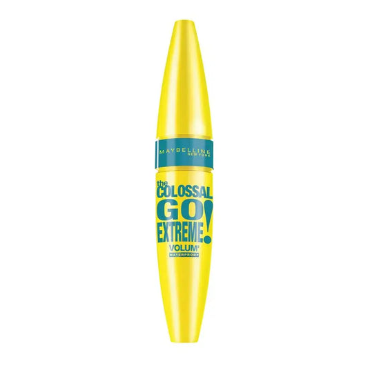 Maybelline New York The Colossal Go extreme Rímel à prova de água, volume preto, 9,5 ml