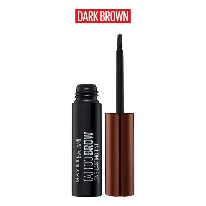 Maybelline New York Tattoo Brow Tattoo Tintura para Sobrancelhas 3 Dias 3 Castanhos Escuros Morenos - 4,6 G