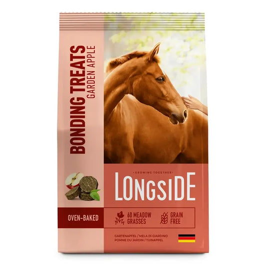 Mealberry Longside Bonding Treats Maçã para Cavalos, 500g