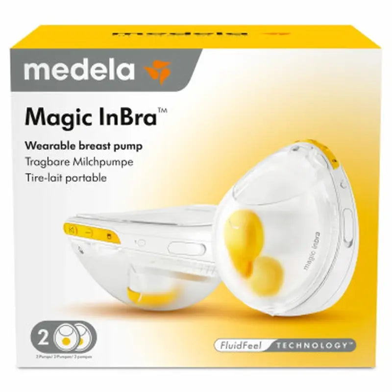 Bomba tira leite sem mãos e sem fios Medela Magic Inbra Double