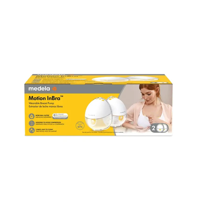 Bomba tira-leite mãos-livres Medela Motion Inbra Double Cordless