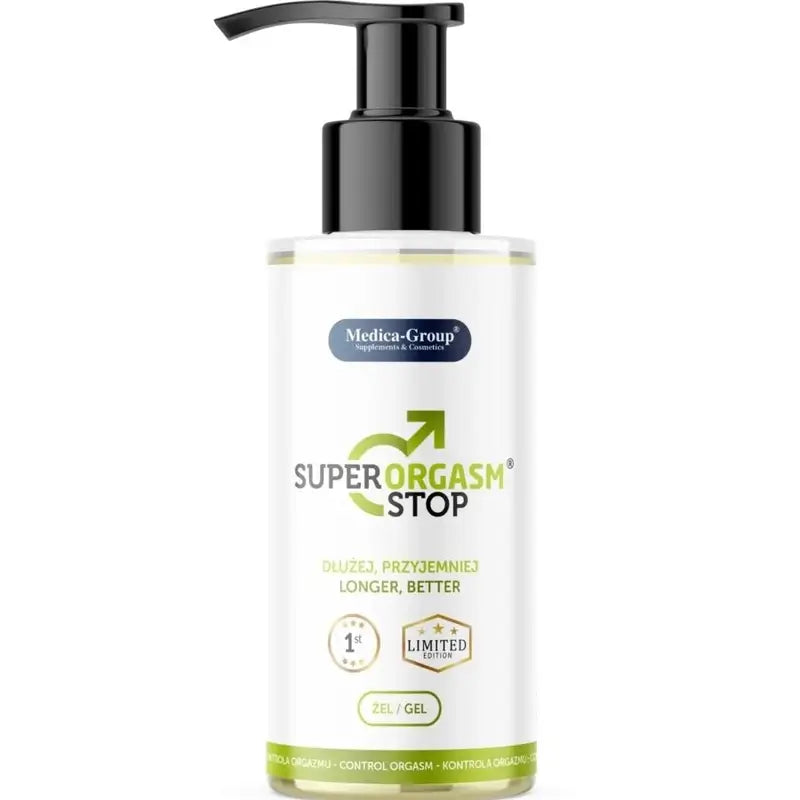 Medica Group Super Orgasm Stop Gel Íntimo Para Homens, 150 ml
