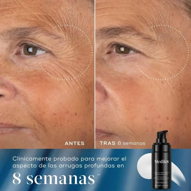 Medik8 Rejuvenescimento Repor a luminosidade diária Vit C 50Ml + Crystal Retinal 3 30Ml + Liquid Peptides Deluxe