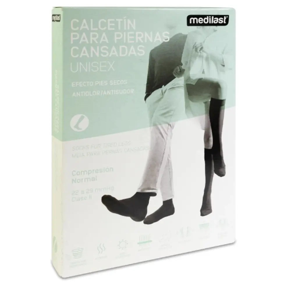 Meia Medilast 300 Pequeno Preto