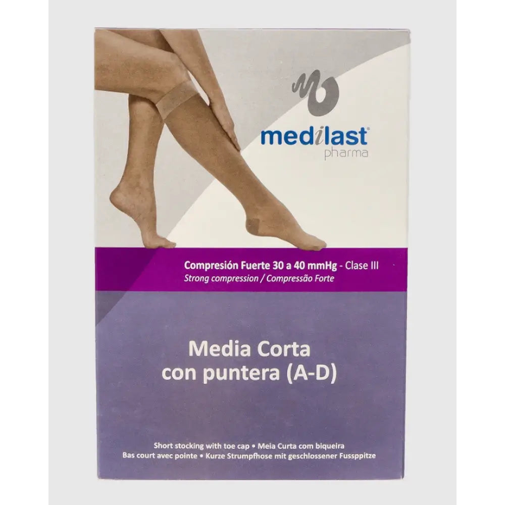 Medilast Stocking Short Fte C/Toe R606 Pequeno