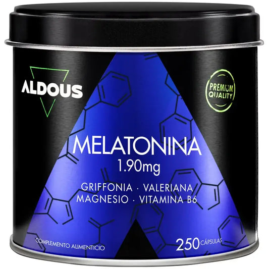 Aldous Labs Melatonina com 5HTP, Magnésio, Valeriana e Vitamina B6