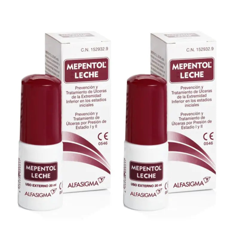 Mepentol Emulsão Láctea 20 Ml, 2 Unidades
