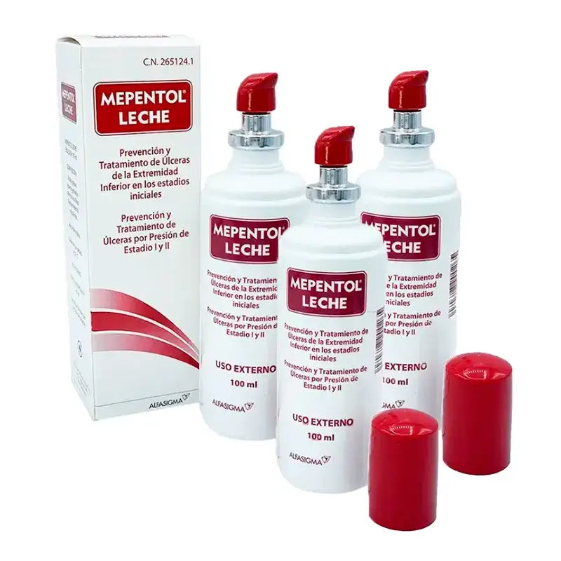 Mepentol Ulcer Milk Emulsion, 3 x 100 ml