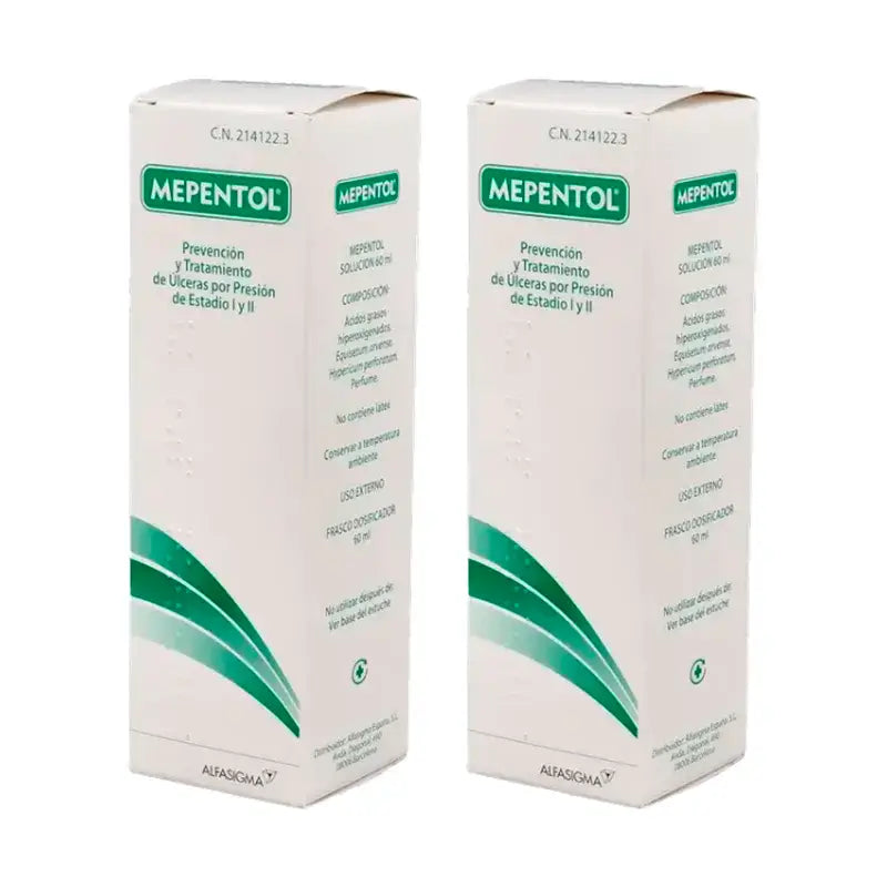 Mepentol Spray para úlceras, 2 x 60 ml