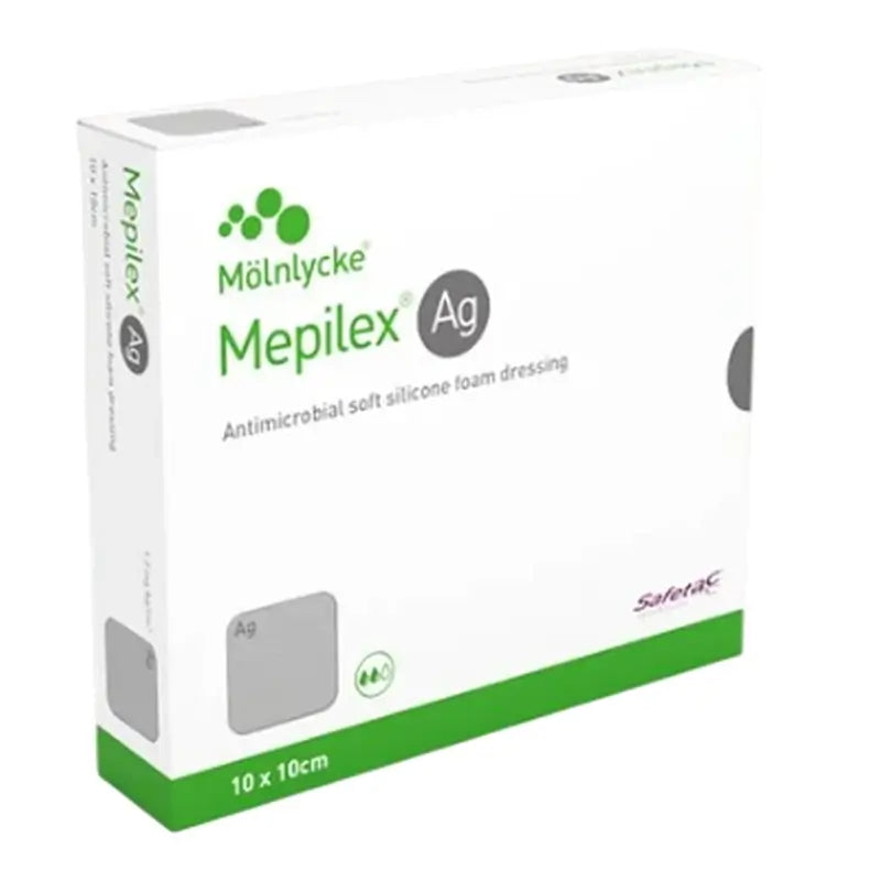 Pensos antimicrobianos Mepilex Ag 10X10 cm, 3 unid.