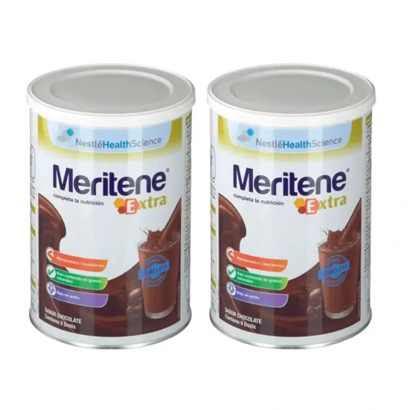 Meritene Extra Milkshake Sabor Chocolate, 2X450 Gr