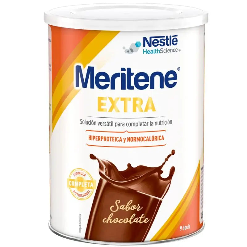 Batido de leite com sabor a chocolate Meritene Extra, 450 g