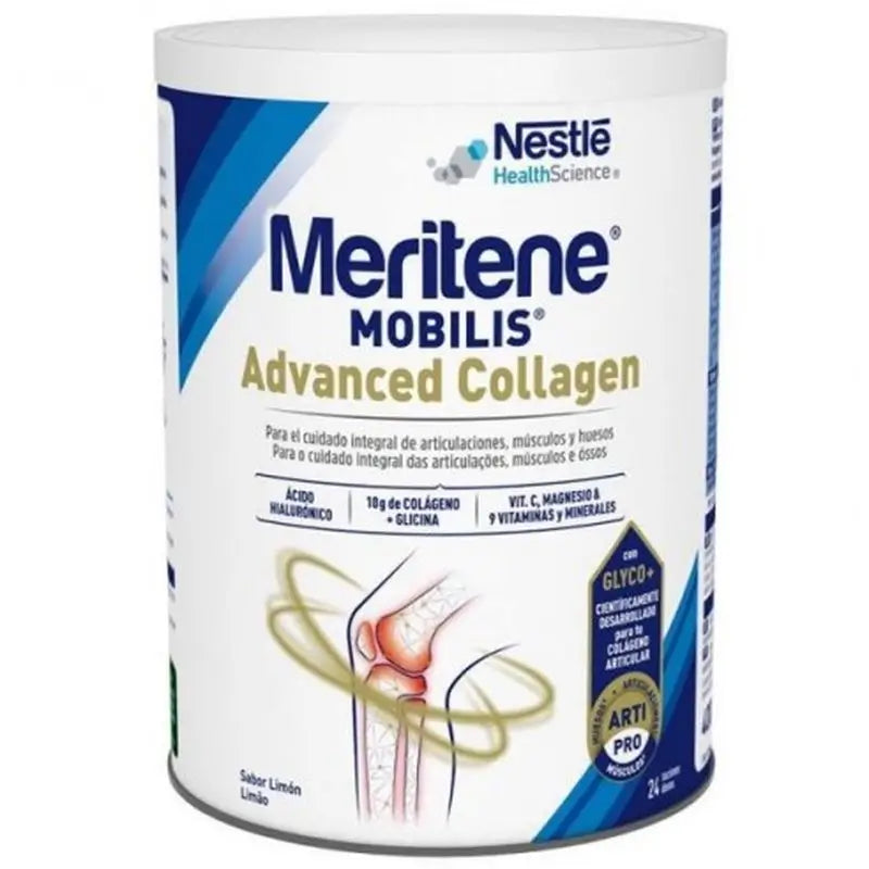 Meritene Mobilis Advanced Collagen Sabor a Limão, 24 porções de 16,6 g