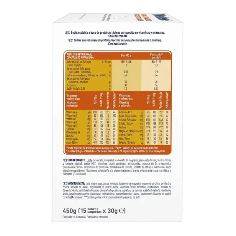 Meritene Strength & Vitality Baunilha Pacote de poupança, 30 saquetas