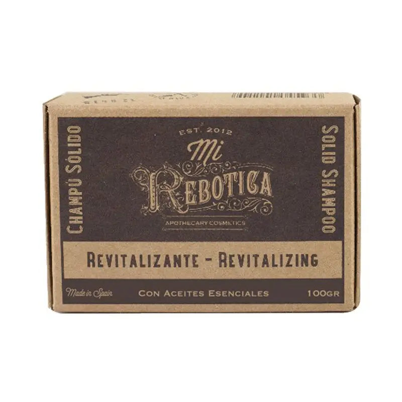 Mi Rebotica Champú SóLido Revitalizante 100 gr Extractos Naturales