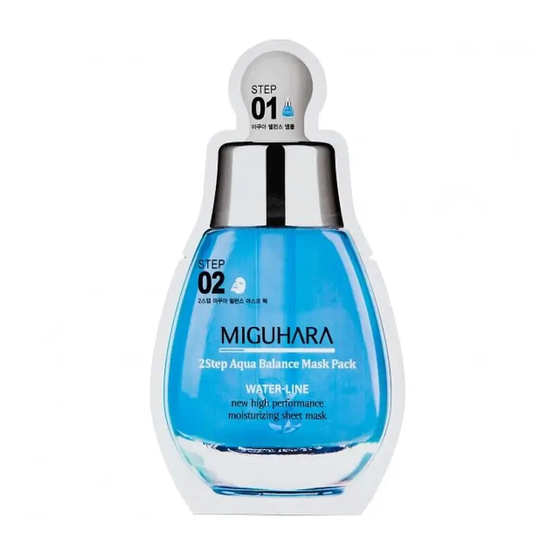 Miguhara 2 Step Aqua Balance Mask Pack , 1,7ml + 25ml