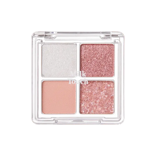 Milk Touch Sombra de olhos Glitter Aurora Jóias brancas, 7 gr