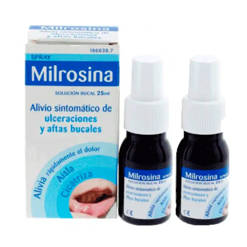 Milrosina Duplo Spray Solution 2 x 25 ml
