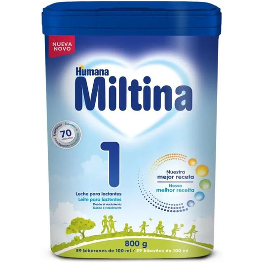 MILTINA 1 Leite Probalanceado para bebês 750 gr