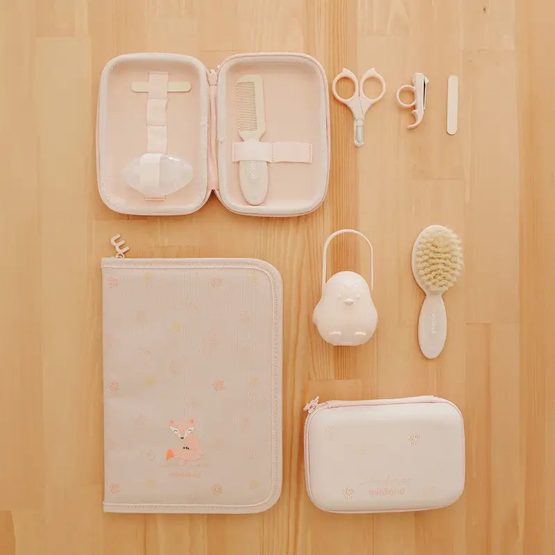 Porta-chupetas Miniland com pega de rebuçado de pinguim