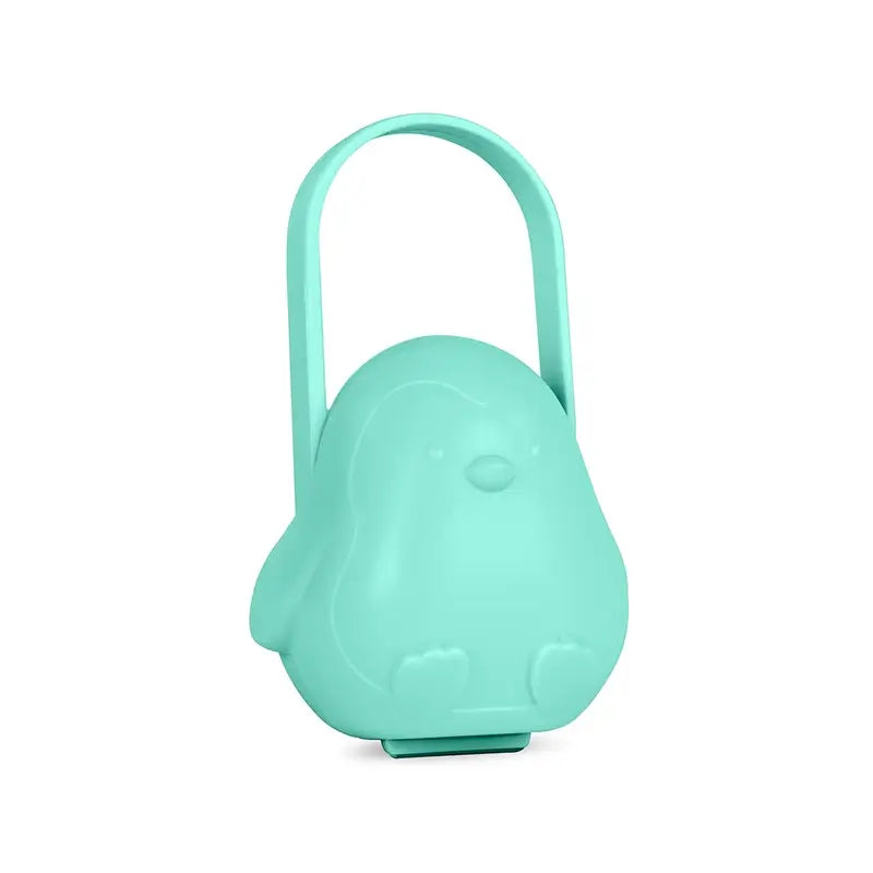 Porta-chupetas Miniland com pega Pinguim Oceano